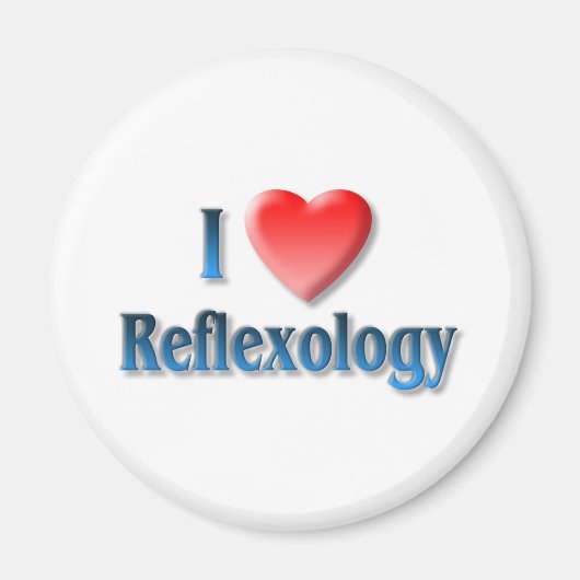 Ik hou van reflexologie magneet (Voorkant)