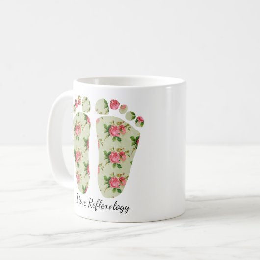 Ik hou van reflexoloog mok reflexoloog (Voorkant links)
