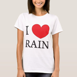 ik hou van regen t-shirt