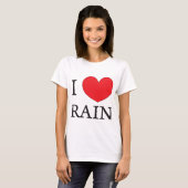 ik hou van regen t-shirt (Voorkant volledig)
