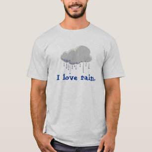 Ik hou van regen. t-shirt