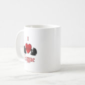Ik hou van Reggae Koffiemok (Voorkant links)