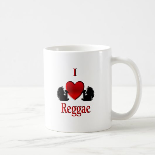 Ik hou van Reggae Koffiemok (Rechts)