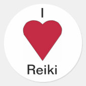 Ik hou van Reiki stickers (Voorkant)