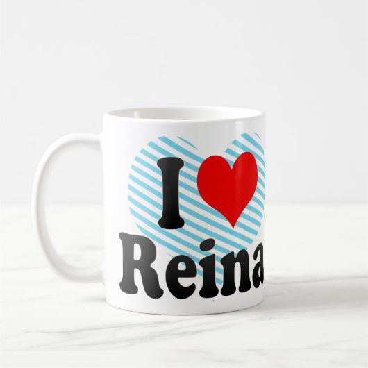Ik hou van Reina Koffiemok (Links)