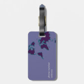 Ik hou van reizen bagagelabel (Achterkant verticaal)