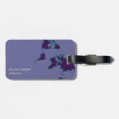 Ik hou van reizen bagagelabel (Achterkant horizontaal)