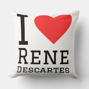 Ik hou van Rene Descartes Kussen