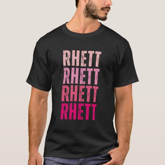 Ik hou van Rhett Funny Rhett T-shirt (Voorkant)