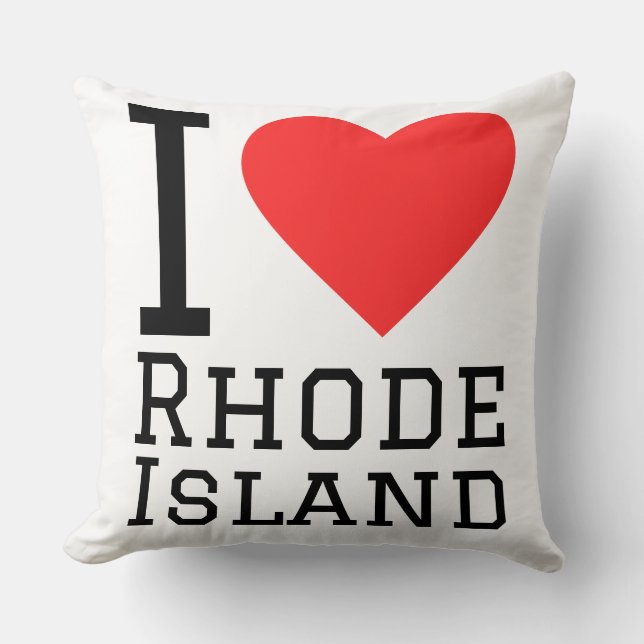 Ik hou van Rhode Island  Kussen (Voorkant)