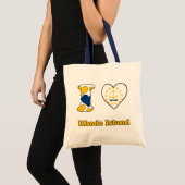 Ik hou van Rhode Island Tote Bag (Voorkant (product))