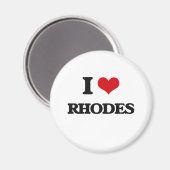 Ik hou van Rhodes Magneet (Voorkant / Achterkant)