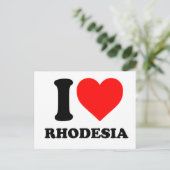 Ik hou van Rhodesia Briefkaart (Staand voorkant)