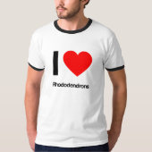 Ik hou van Rhododendrons T-shirt (Voorkant)