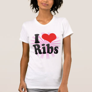 Ik hou van ribben t-shirt