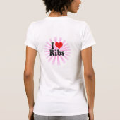 Ik hou van ribben t-shirt (Achterkant)