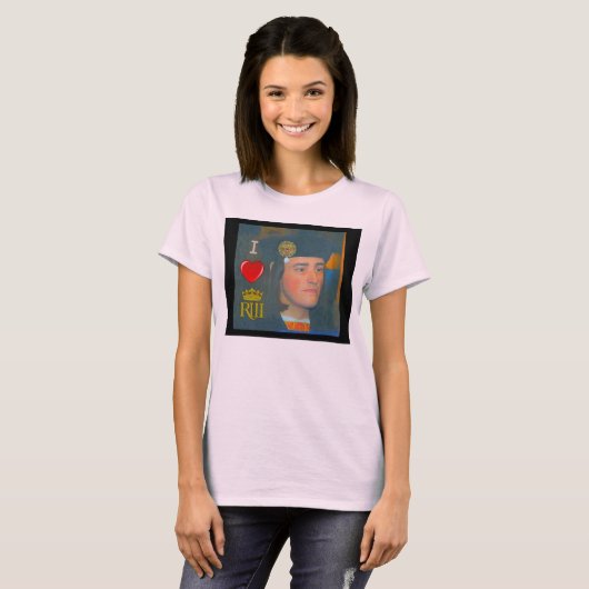 Ik hou van Richard III! T-shirt (Voorkant volledig)