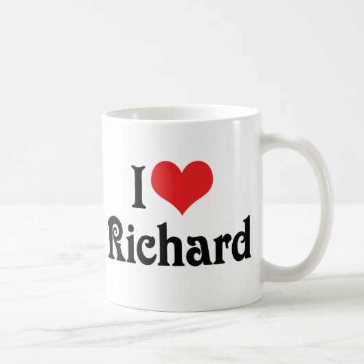 Ik hou van Richard Koffiemok (Rechts)