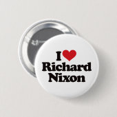 Ik hou van Richard Nixon Ronde Button 5,7 Cm (Voorkant /achterkant)