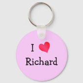 Ik hou van Richard Sleutelhanger (Voorkant)