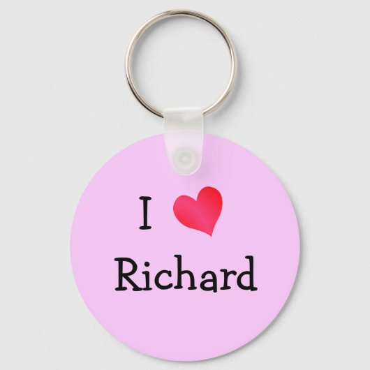 Ik hou van Richard Sleutelhanger (Voorkant)