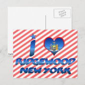 Ik hou van Ridgewood, New York Briefkaart (Voorkant / Achterkant)