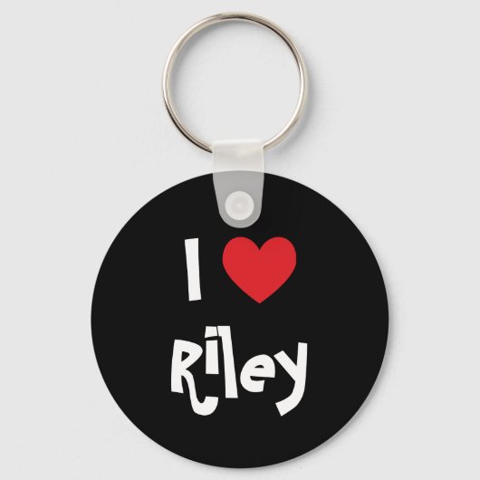 Ik hou van Riley Sleutelhanger (Voorkant)