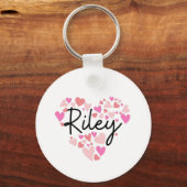 Ik hou van Riley Sleutelhanger (Voorkant)