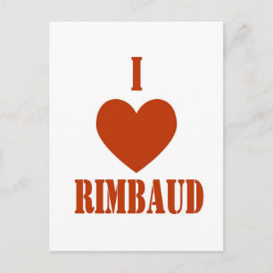 Ik hou van Rimbaud Briefkaart