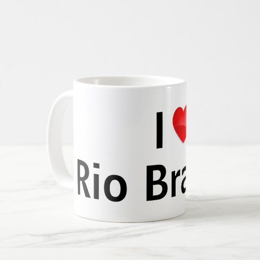 Ik hou van Rio Branco Koffiemok (Voorkant links)