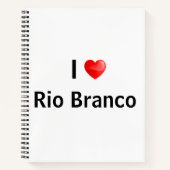 Ik hou van Rio Branco Notitieboek (Voorkant)