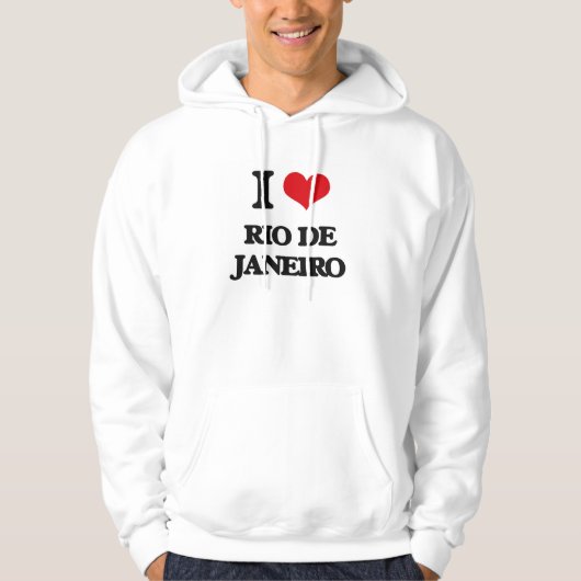 Ik hou van Rio De Janeiro Hoodie (Voorkant)