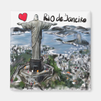 Ik hou van Rio de Janeiro Magneet