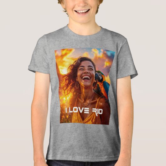 IK HOU VAN RIO Tri-Blend SHIRT (Voorkant)