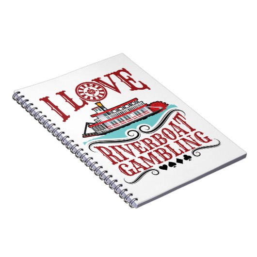 Ik hou van Riverboat Gambling Notitieboek (Rechterzijde)