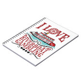 Ik hou van Riverboat Gambling Notitieboek (Linkerzijde)