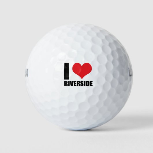Ik hou van Riverside Golfballen (Voorkant)