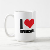 Ik hou van Riverside Koffiemok (Links)