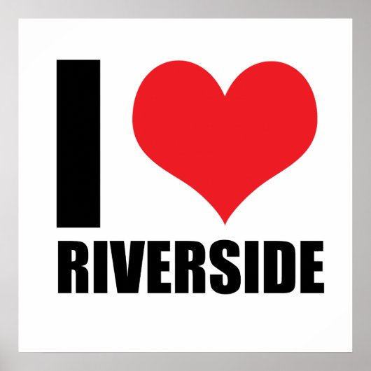 Ik hou van Riverside Poster (Voorkant)