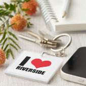 Ik hou van Riverside Sleutelhanger (Voorkant Rechts)