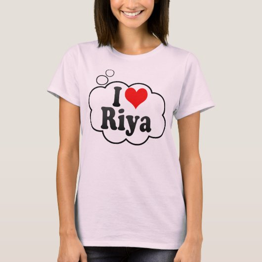 Ik hou van Riya T-shirt (Voorkant)