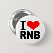 Ik hou van RnB Ronde Button 5,7 Cm (Voorkant /achterkant)