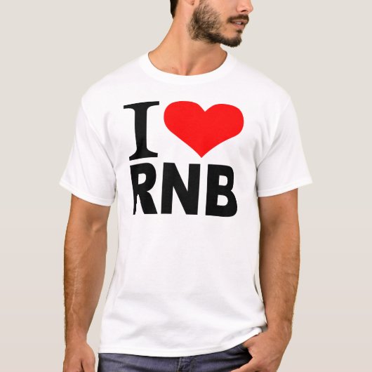 Ik hou van RnB T-shirt (Voorkant)