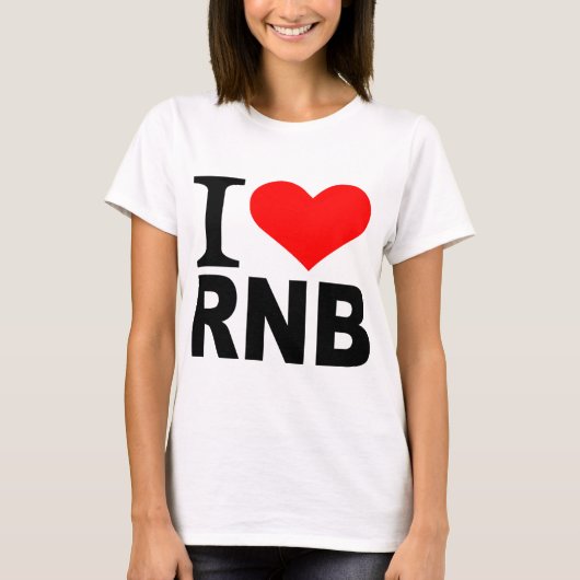 Ik hou van RnB T-shirt (Voorkant)
