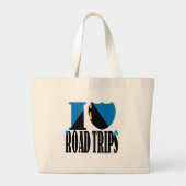 Ik hou van Roadtrips! Grote Tote Bag (Voorkant)