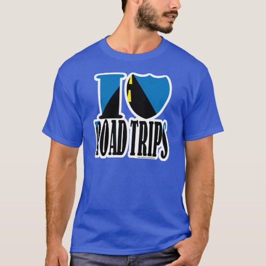 Ik hou van Roadtrips T-shirt (Voorkant)