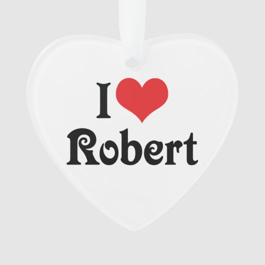 Ik hou van Robert Ornament (voorkant)
