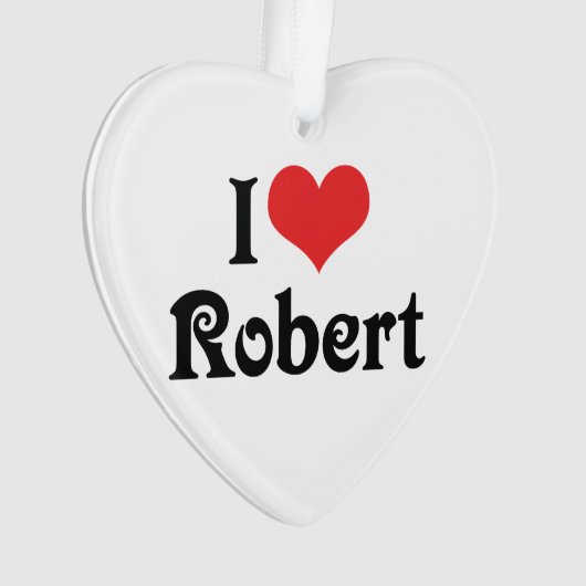 Ik hou van Robert Ornament (voorkant)