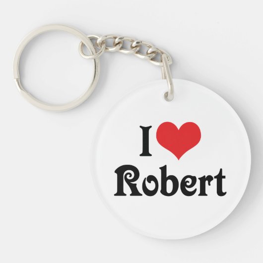 Ik hou van Robert Sleutelhanger (Voorkant)