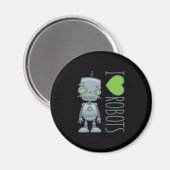 Ik hou van robots magneet (Voorkant / Achterkant)